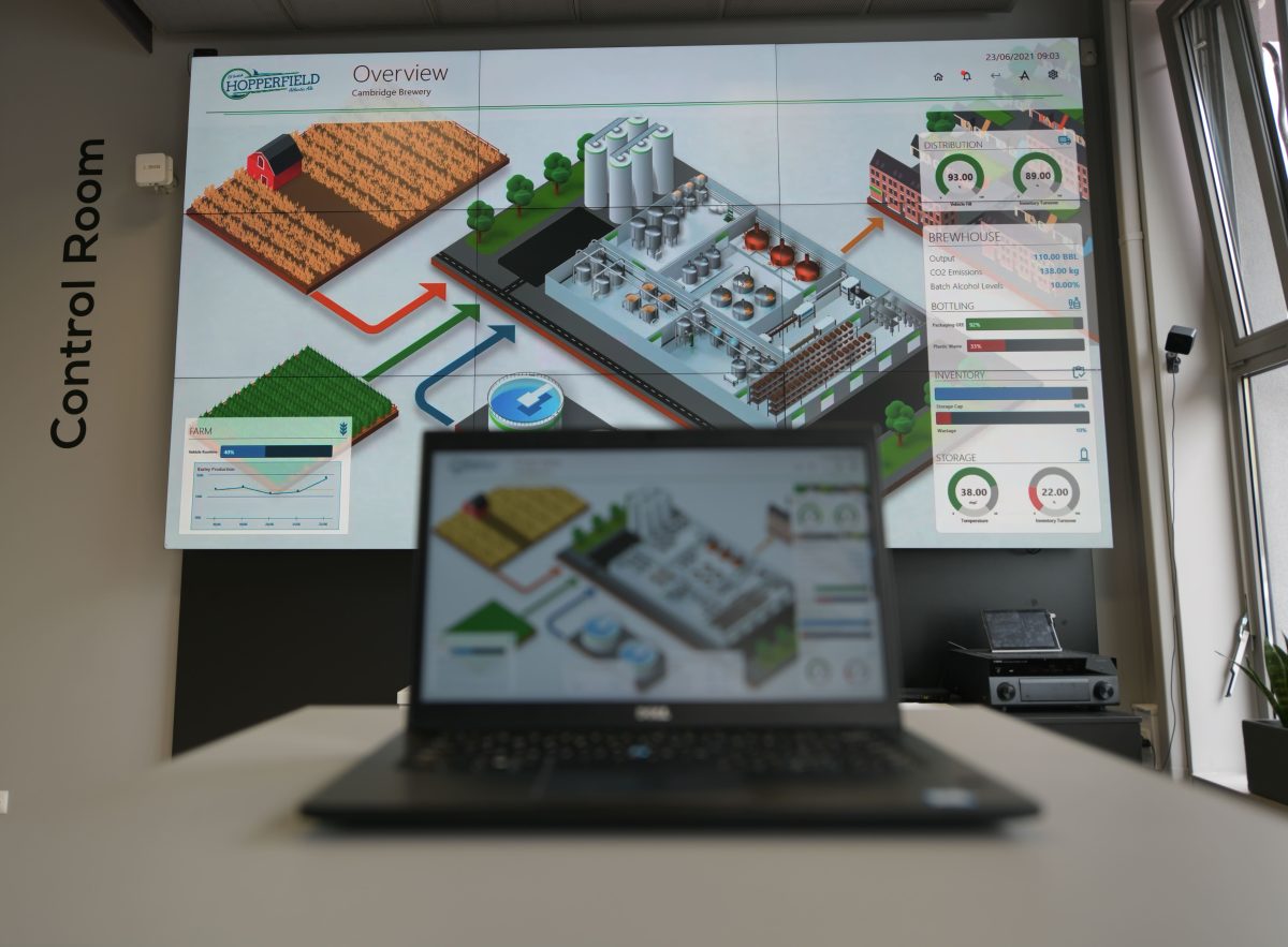 Ekran operatorski HMI systemu SCADA